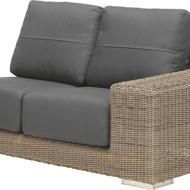 Kingston modular 2 seater left with 4 cushions Pure