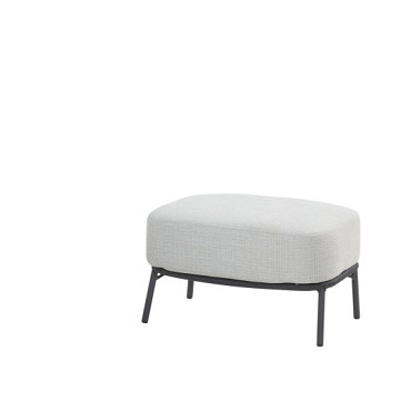 Fabrice footstool Anthracite with cushion Anthracite