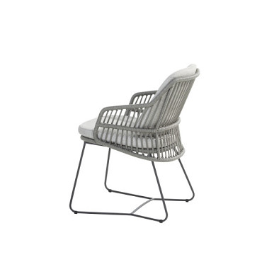 Sempre dining chair Anthracite Silver Grey with 2 cushions  Silver Grey OP=OP