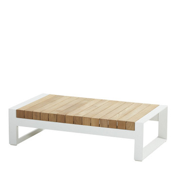 Matisse coffee table teak 120x65cm White - Showroommodel OP=OP