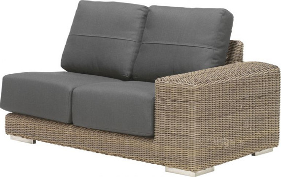 Kingston modular 2 seater left with 4 cushions Pure afbeelding 2