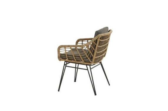 Cottage dining chair with 2 cushions Hara-teak afbeelding 4
