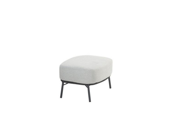 Fabrice footstool Anthracite with cushion Anthracite afbeelding 3