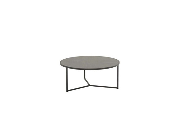 Atlas coffee table ceramic 80 cm.ø H 35 Anthracite/marble afbeelding 2