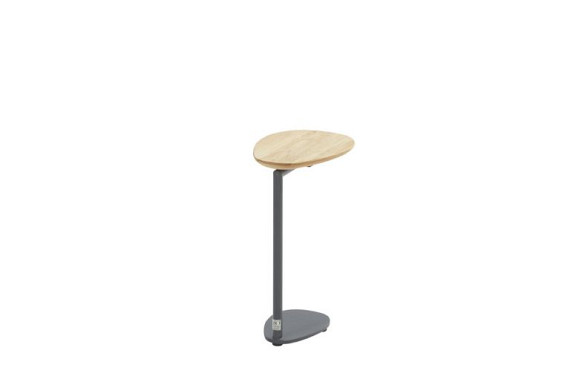 Clever support table teak teardrop shape Anthracite Anthracite afbeelding 4
