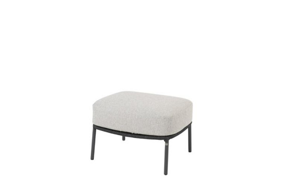 Calpi footstool anthracite with cushion Anthracite afbeelding 2