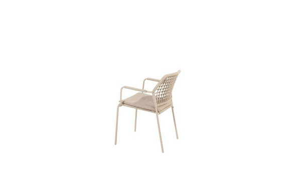 Barista stacking chair latte/latte with cushion Latte - Colour cushions: Latte Venao afbeelding 2