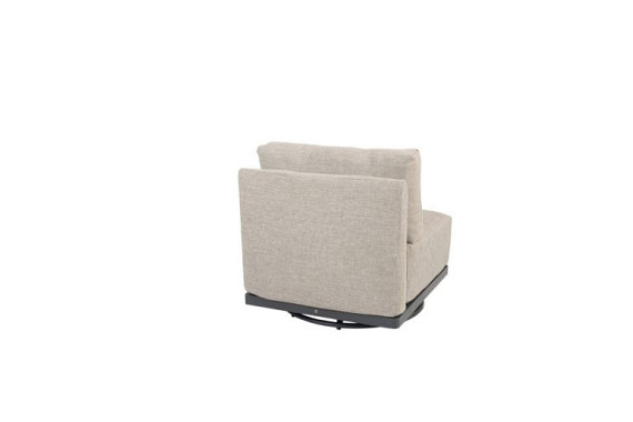 Furore swivel chair envelop anthracite with 3 cushions Anthracite afbeelding 4