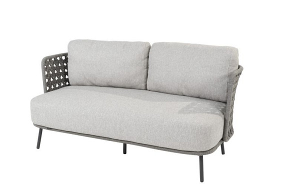 Palacio living bench 2.5 seater silvergrey with 3 cushions Silvergrey afbeelding 3