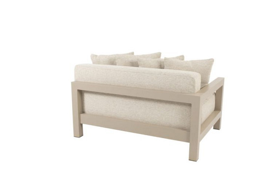 Raffinato living bench 1.5 seater right latte with 6 cushions Latte afbeelding 3