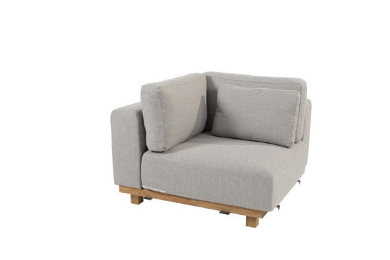Paradiso upholstery corner teak with 4 cushions Teak afbeelding 3