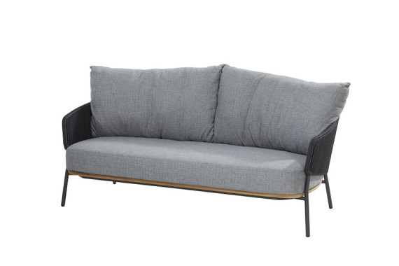 Ravello loungeset - Living stoel (2x), living bank en voetenbank - Showroommodel OP=OP afbeelding 3