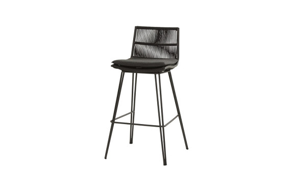Wave barchair Anthracite with cushion - Showroommodel OP=OP
