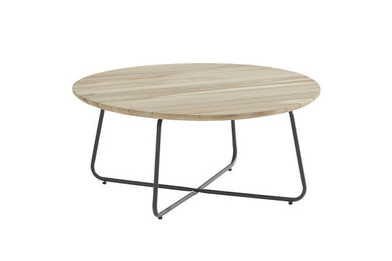 Axel coffee table teak round 90 cm (H 40 cm) OP+OP