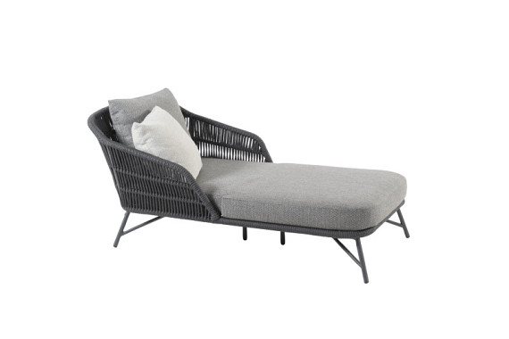 Marbella daybed single with 3 cushions Anthracite