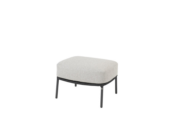 Calpi footstool anthracite with cushion Anthracite