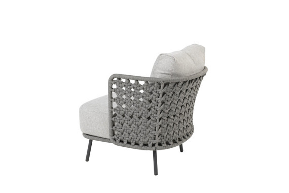 Palacio living chair silvergrey with 2 cushions Silvergrey afbeelding 2