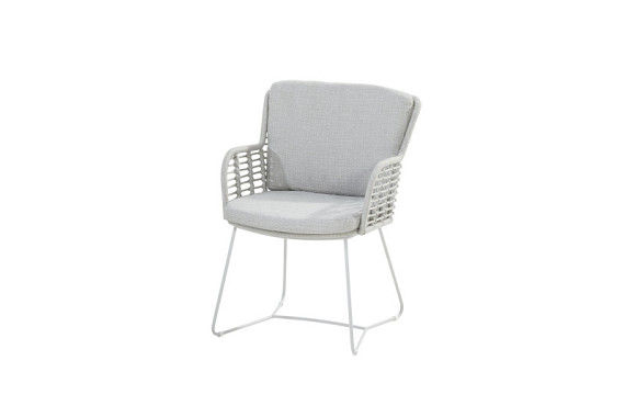 Fabrice dining chair Frozen/Frost Grey with 2 cushions Frozen afbeelding 2