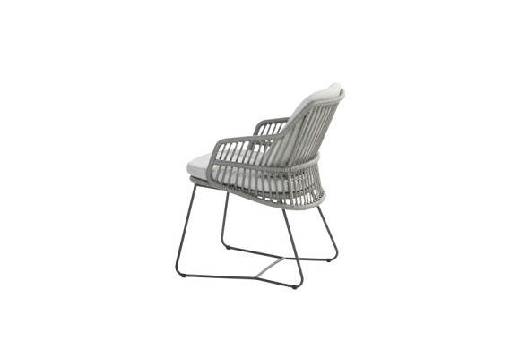 Sempre dining chair Anthracite Silver Grey with 2 cushions  Silver Grey OP=OP