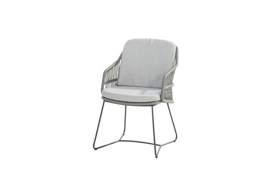 Sempre dining chair Anthracite Silver Grey with 2 cushions  Silver Grey OP=OP afbeelding 2