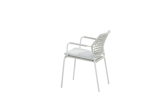 Barista stacking chair Frozen/Frost Grey with cushion Frozen afbeelding 2