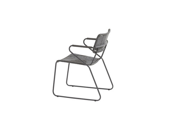 Swing stacking chair Anthracite Light Grey afbeelding 2