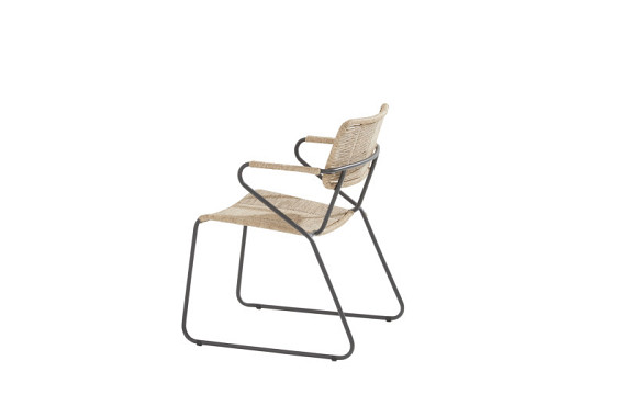 Swing stacking chair Natural Natural afbeelding 2