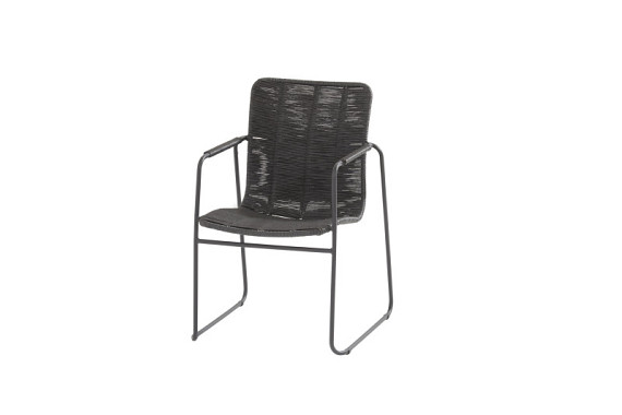 Palma stacking chair Anthracite Anthracite
