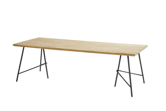 Lano dining table 240 X 100 X 75 cm. Natural teak  Teak