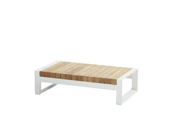 Matisse coffee table teak 120x65cm White - Showroommodel OP=OP