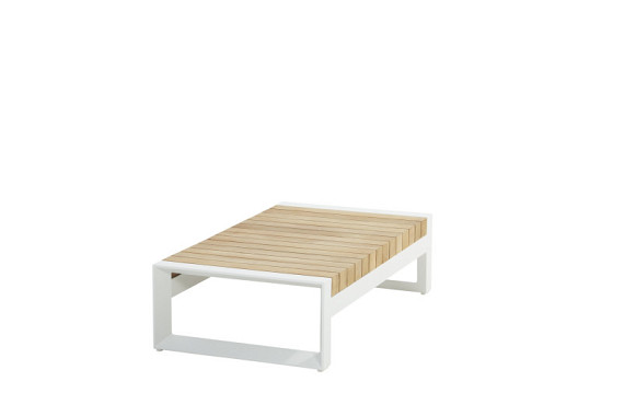 Matisse coffee table teak 120x65cm White - Showroommodel OP=OP afbeelding 2