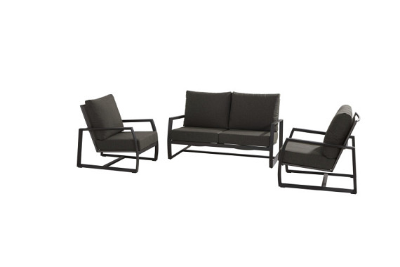 NEW 2 x Mauritius Living chair + 1 x 2,5 seater bench  Anthracite