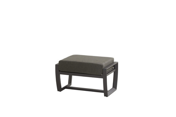NEW Mauritius Footstool with cushion Anthracite