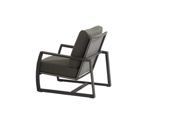 NEW Mauritius Living chair with 2 cushions Anthracite afbeelding 2