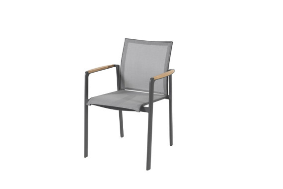Cortina stacking chair anthracite Anthracite