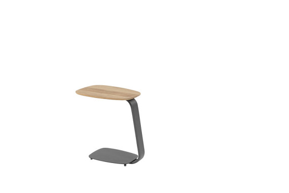 Gentle support table teak anthracite Anthracite afbeelding 2