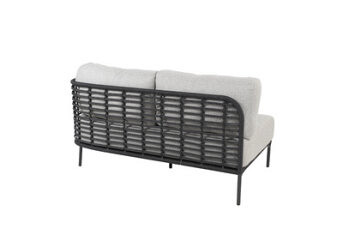 Fabrice 2 seater LEFT  anthracite with 3 cushions Anthracite afbeelding 3