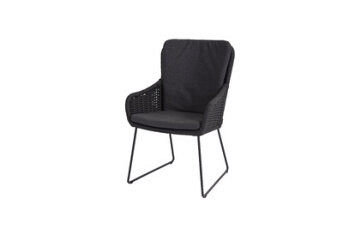 Wing dining chair with cushion Anthracite afbeelding 2
