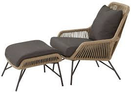 Ramblas loungeset - Living stoel (2x), living bank en voetenbank - Showroommodel OP=OP afbeelding 3